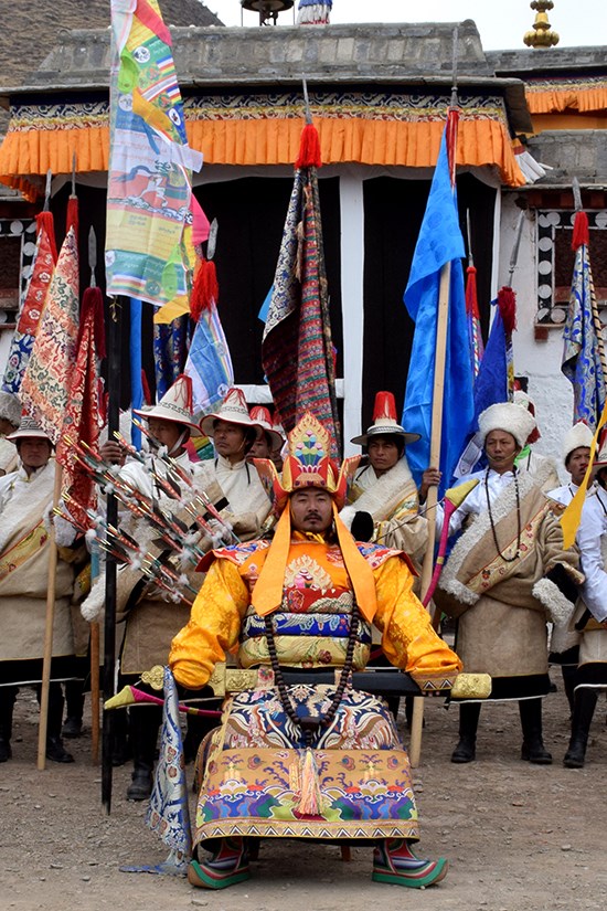 Discovery tour during the Tibetan New Year Losar in Eastern Tibetan cultural area Amdo in Province Qinghai and Gansu