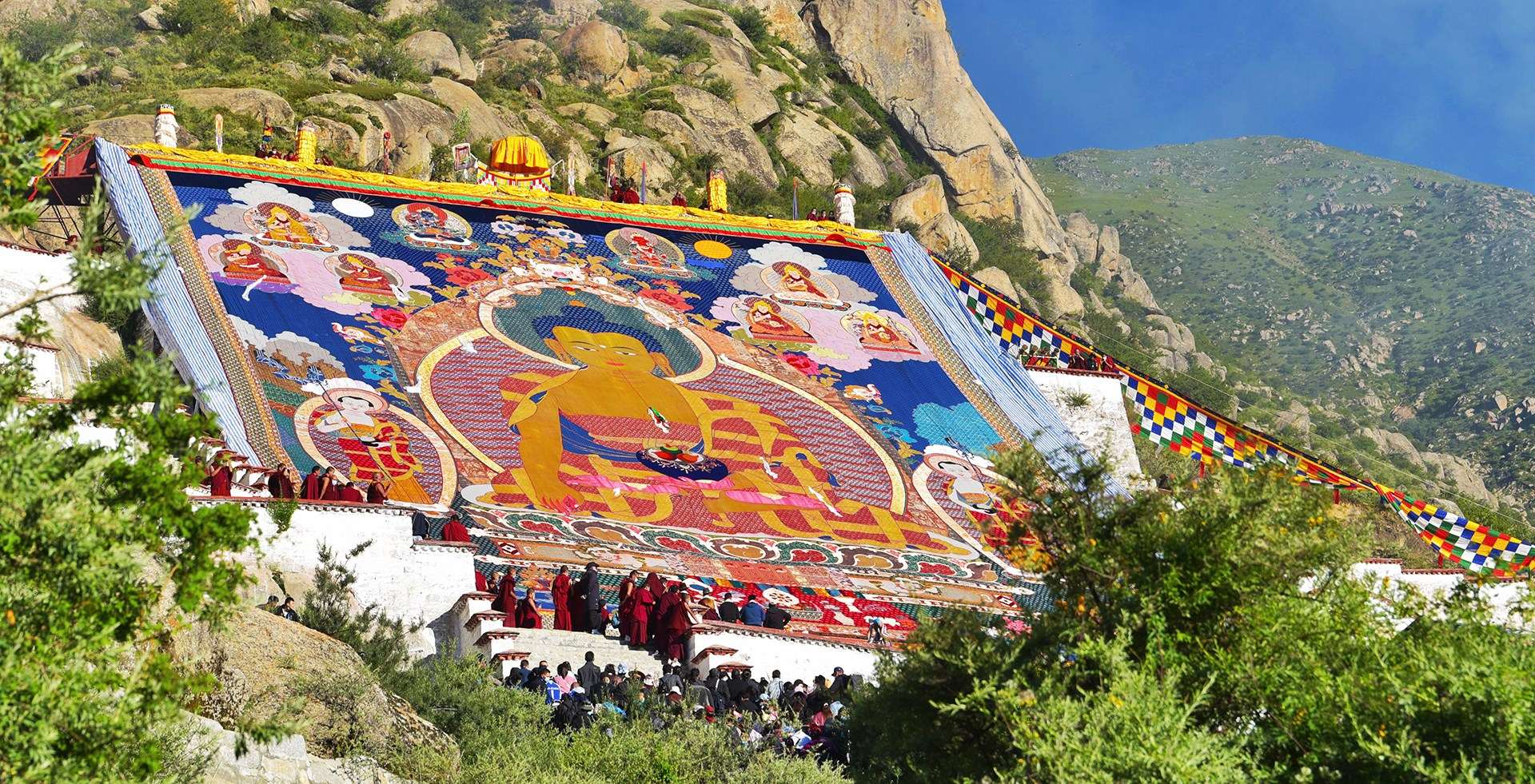 Festival Shoton en Lhasa