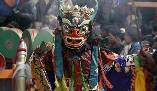 Festival Monlam (Festival de Año Nuevo, Losar) en Langmu Si
