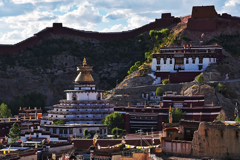 Pelkhor Monastery with Kumbum Stupa