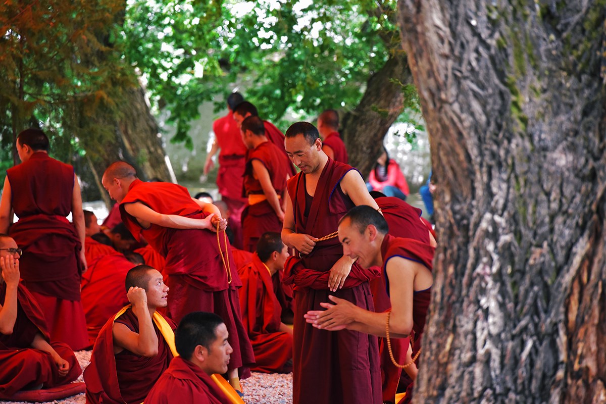 Debate in Sera Monastery | Foto de Liu Bin