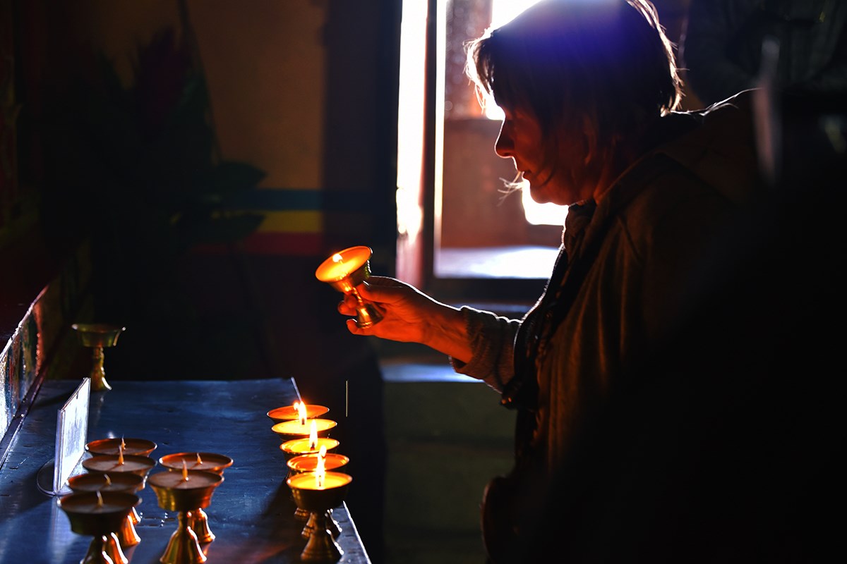 Tashji Monastery by Nam Tso | Foto de Liu Bin