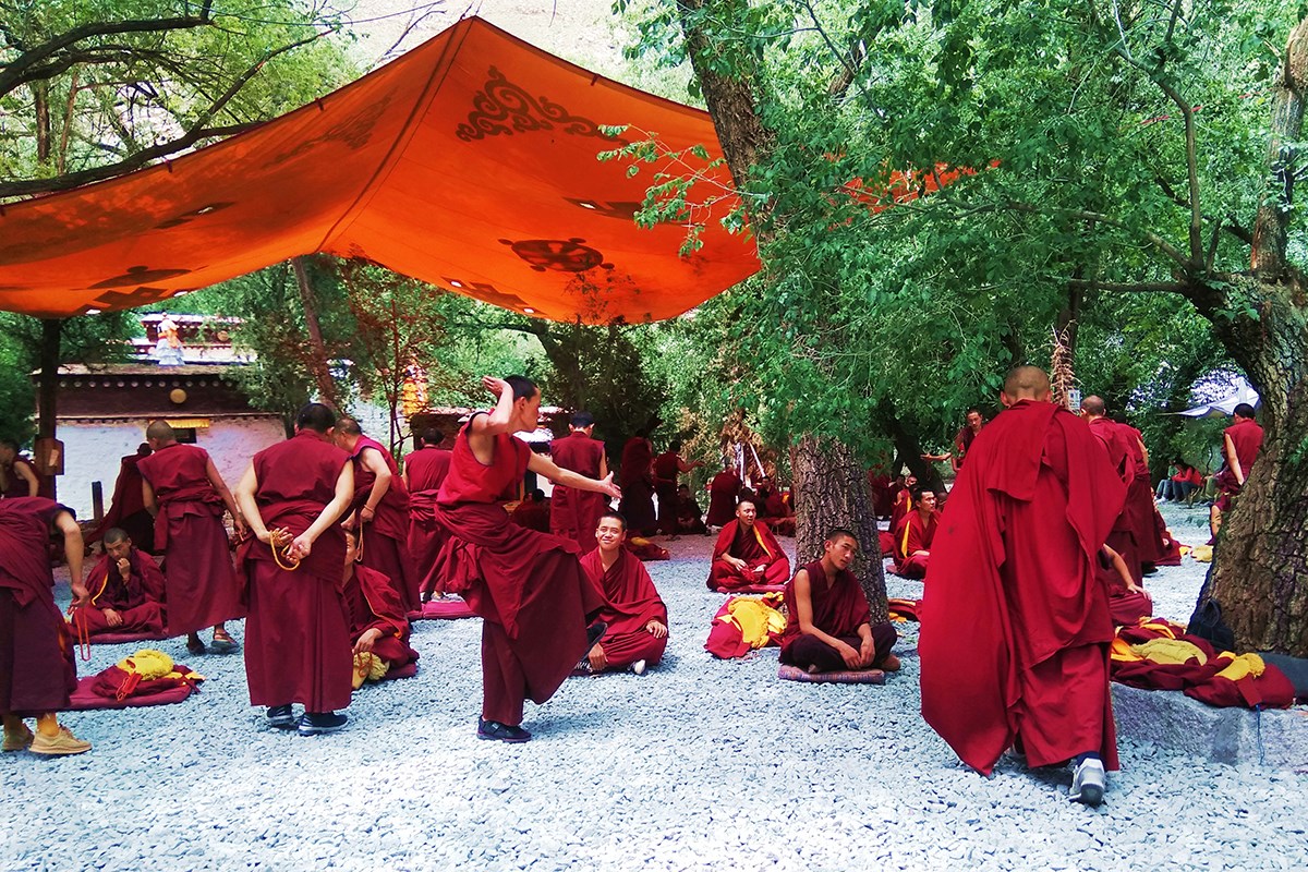 Debate in Sera Monastery | Foto de Liu Bin