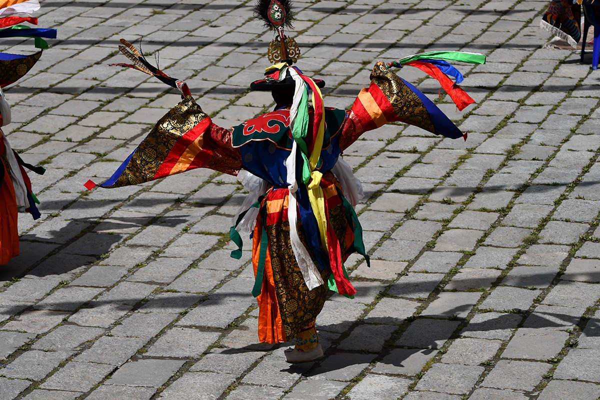 Mask Dance Festival in Tagong Monastery | Foto de Liu Bin