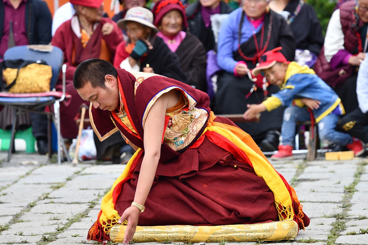 Mask Dance Festival in Tagong Monastery | Foto de Liu Bin