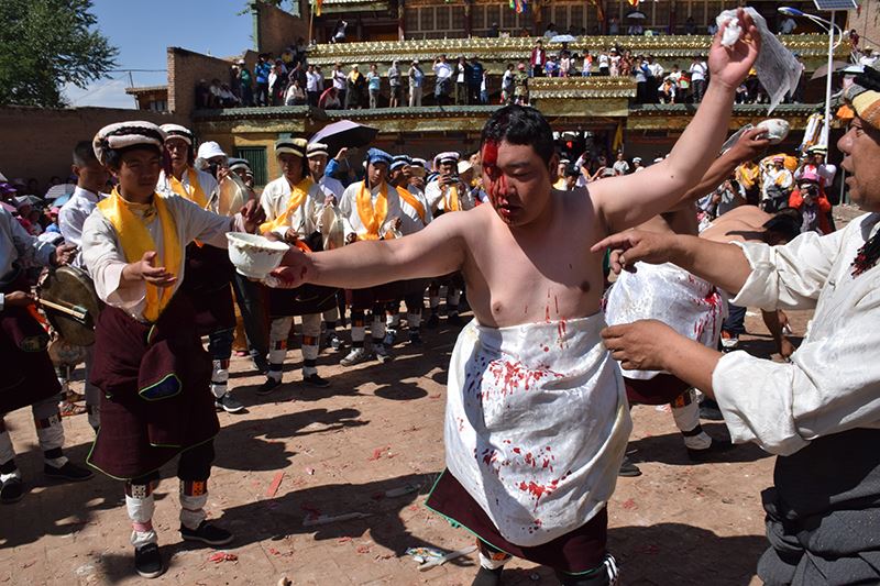 Shaman Festival with Dragon Dance and Kaishan in Langjia Village