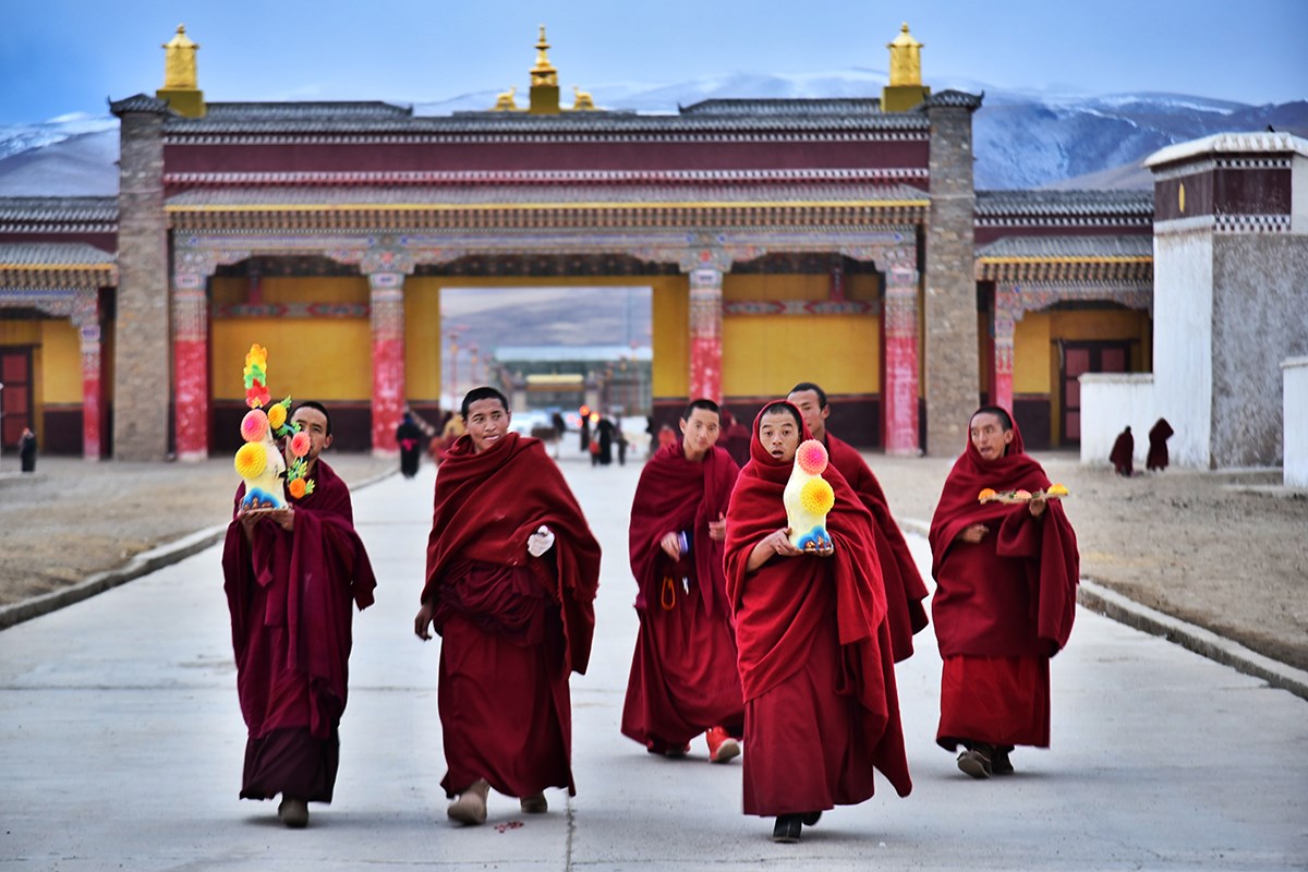 Monlam Festival Losar in Aba | Foto de Liu Bin