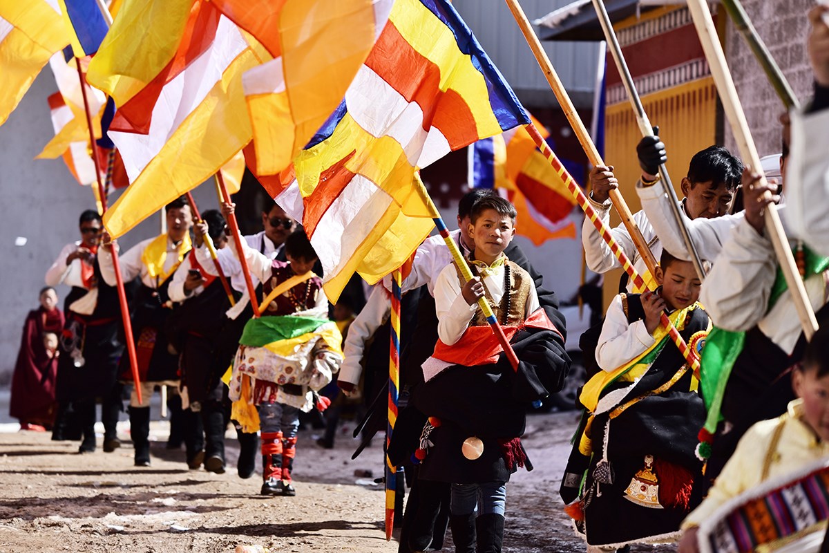 Monlam Festival Losar in Aba | Foto de Liu Bin