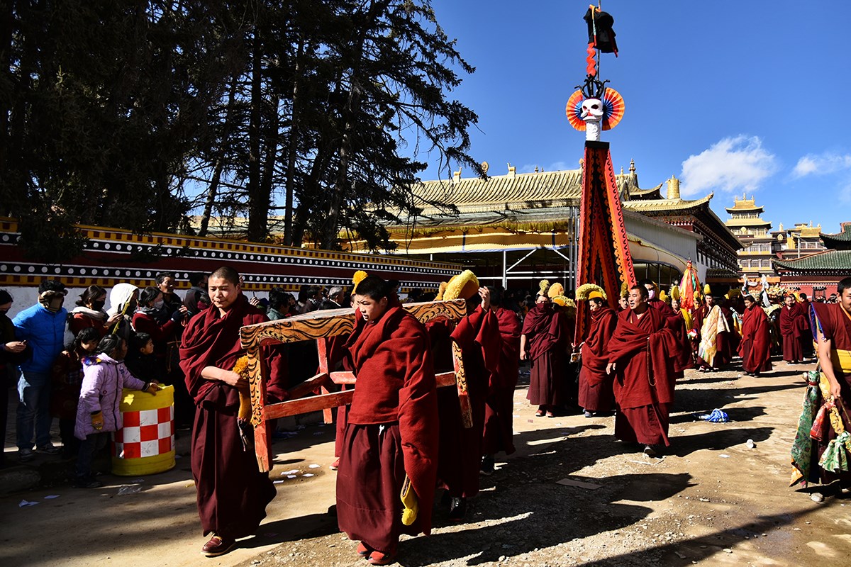 Monlam Festival Losar in Aba | Foto de Liu Bin