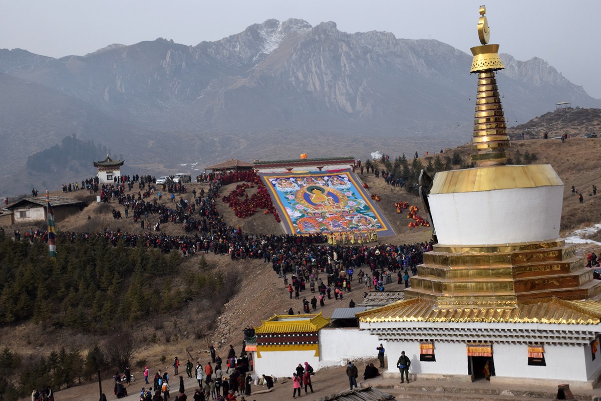 Monlam Festival Losar in Langmusi | Foto de Prof. Hans Först