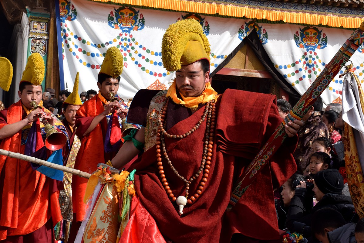 Monlam Festvial (Losar) in Tongren  | Foto de Prof. Hans Först