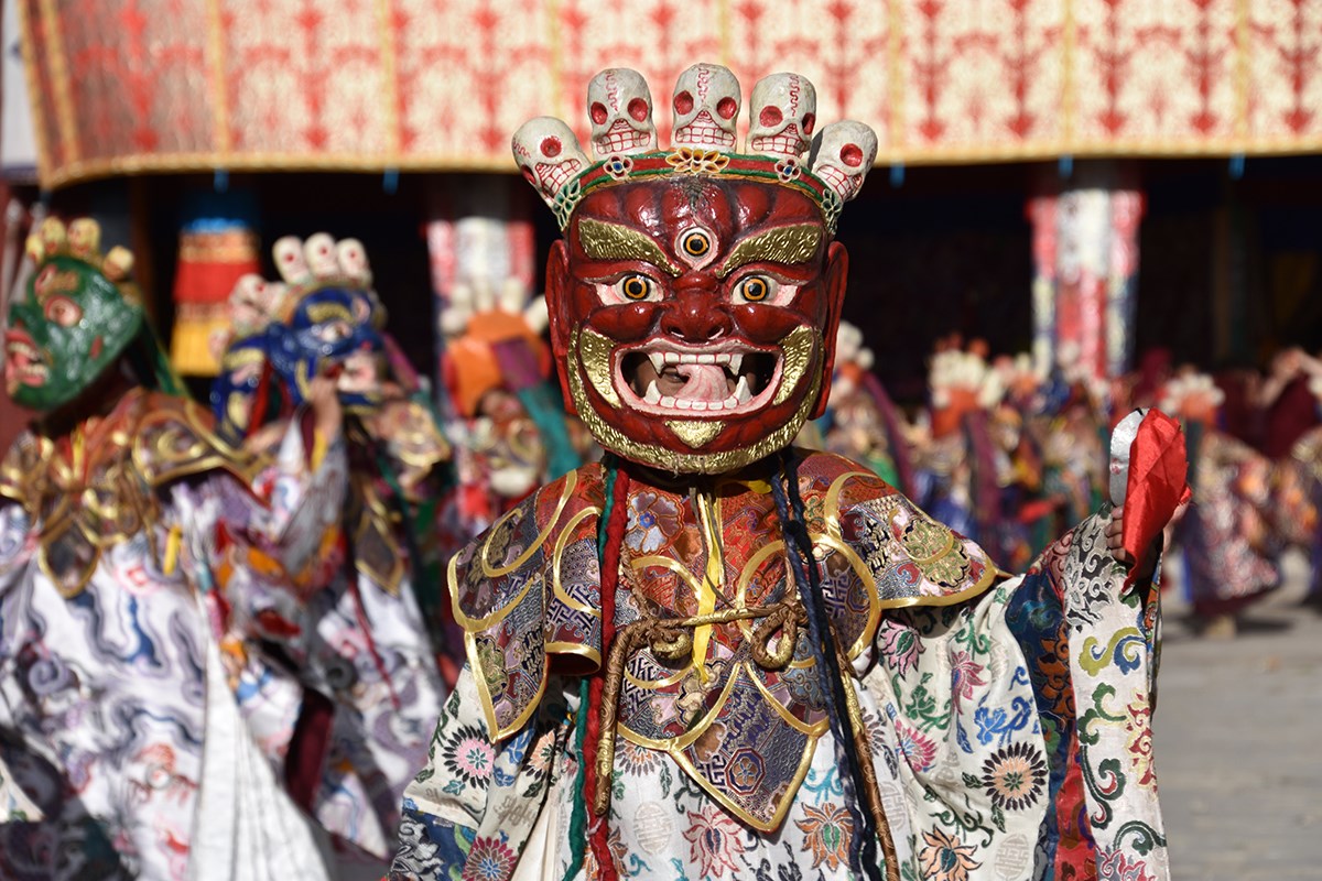 Mask Dance Festival during Great Prayer in Summer | Foto de Yang Zeru