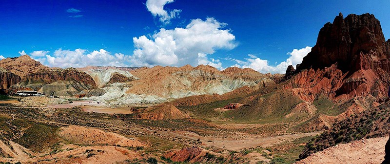 Danxia landform in Guide