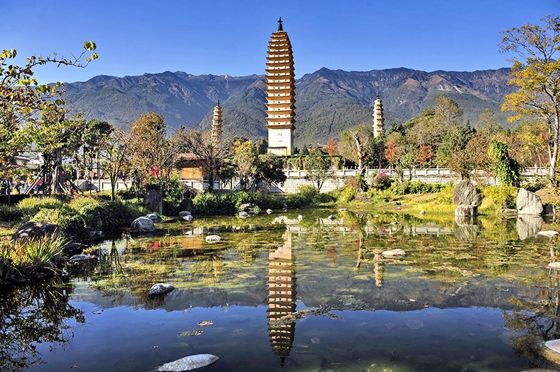 Three Pagodas of Chong Sheng Temple