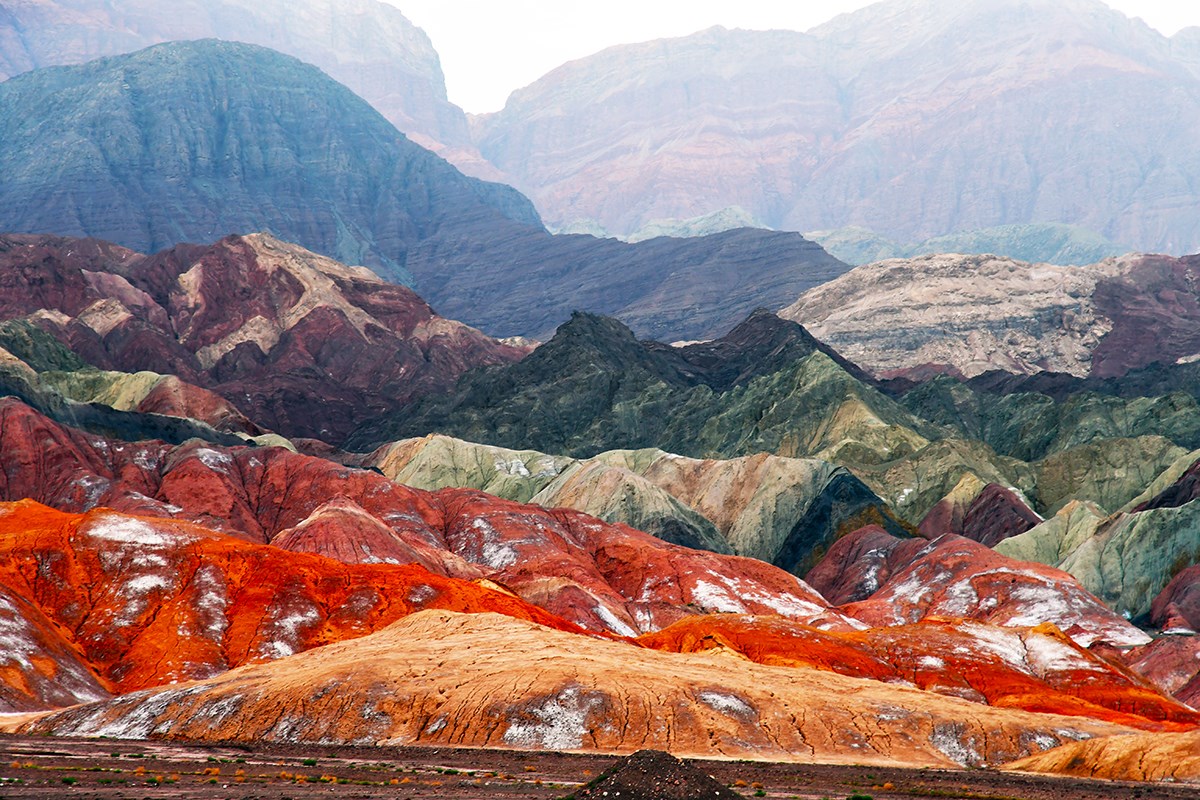 Danxia Landscape between Kucha and Aksu | Foto de Liu Bin