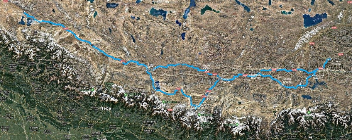 Tibet Rental Motorbike Adventure Tour to Everest and Kailash