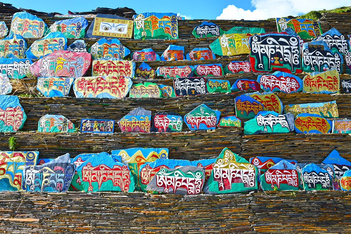 Grand Mani Wall in Tagong | Foto de Liu Bin