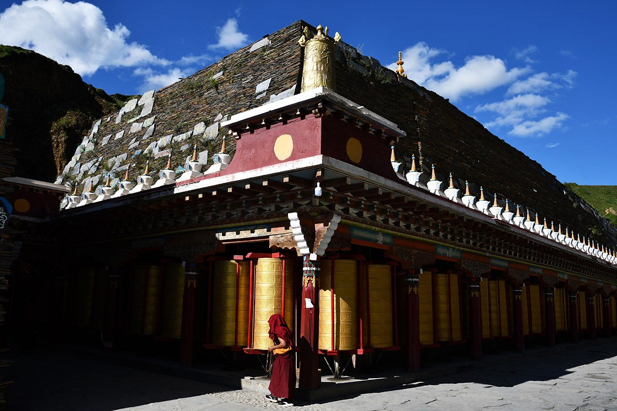 Grand Mani Wall in Tagong | Foto de Liu Bin