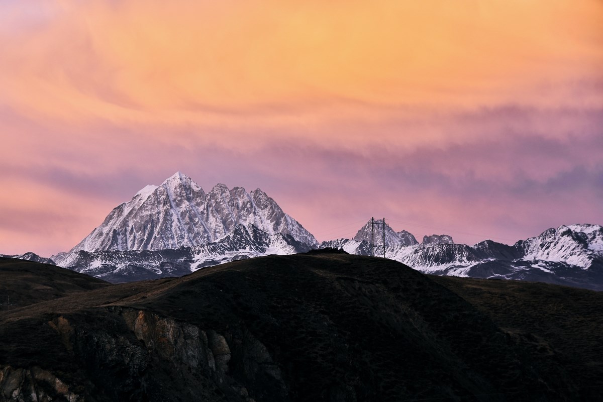 Sunset of Yala Mountain | Foto de Liu Bin