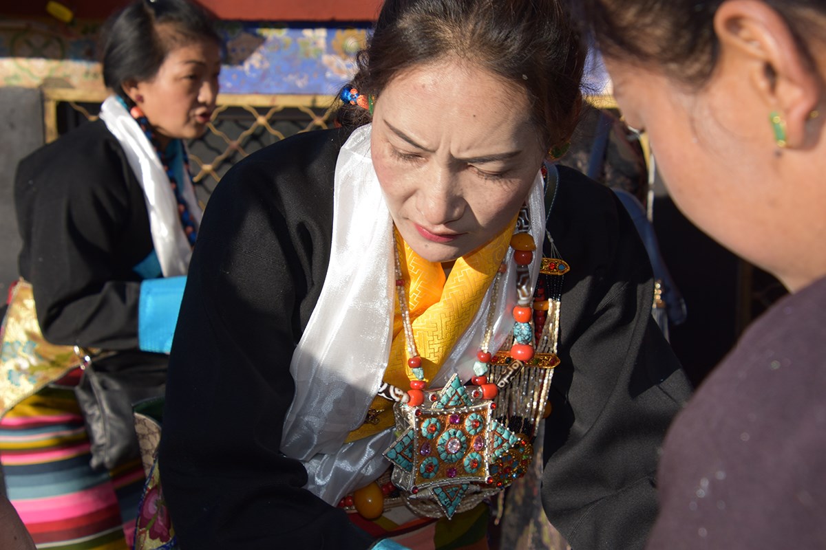 Tibetan Women in Winter | Foto de Yangji 