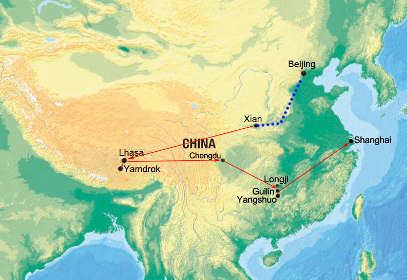 China highlights with Tibet