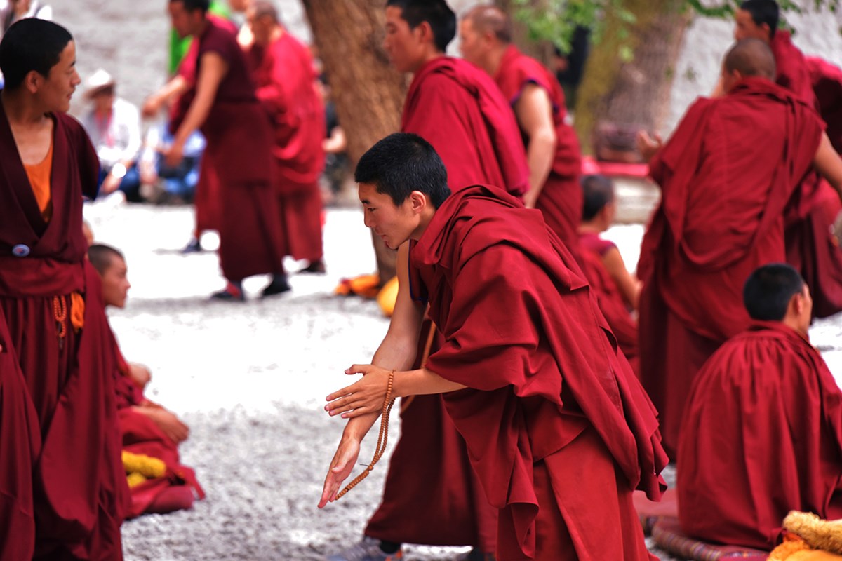 Debate in Sera Monastery | Foto de Liu Bin