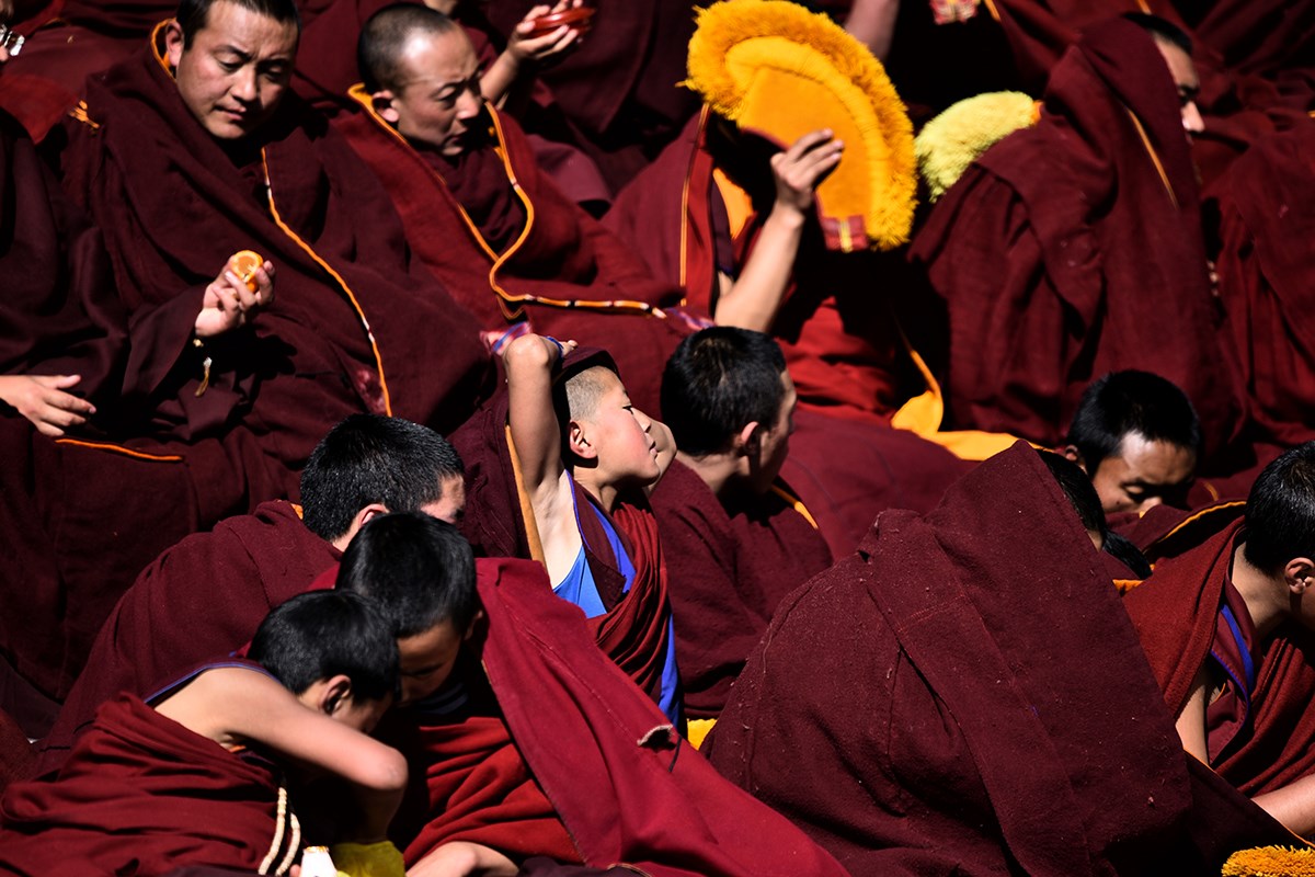 Monks in Aba | Foto de Liu Bin