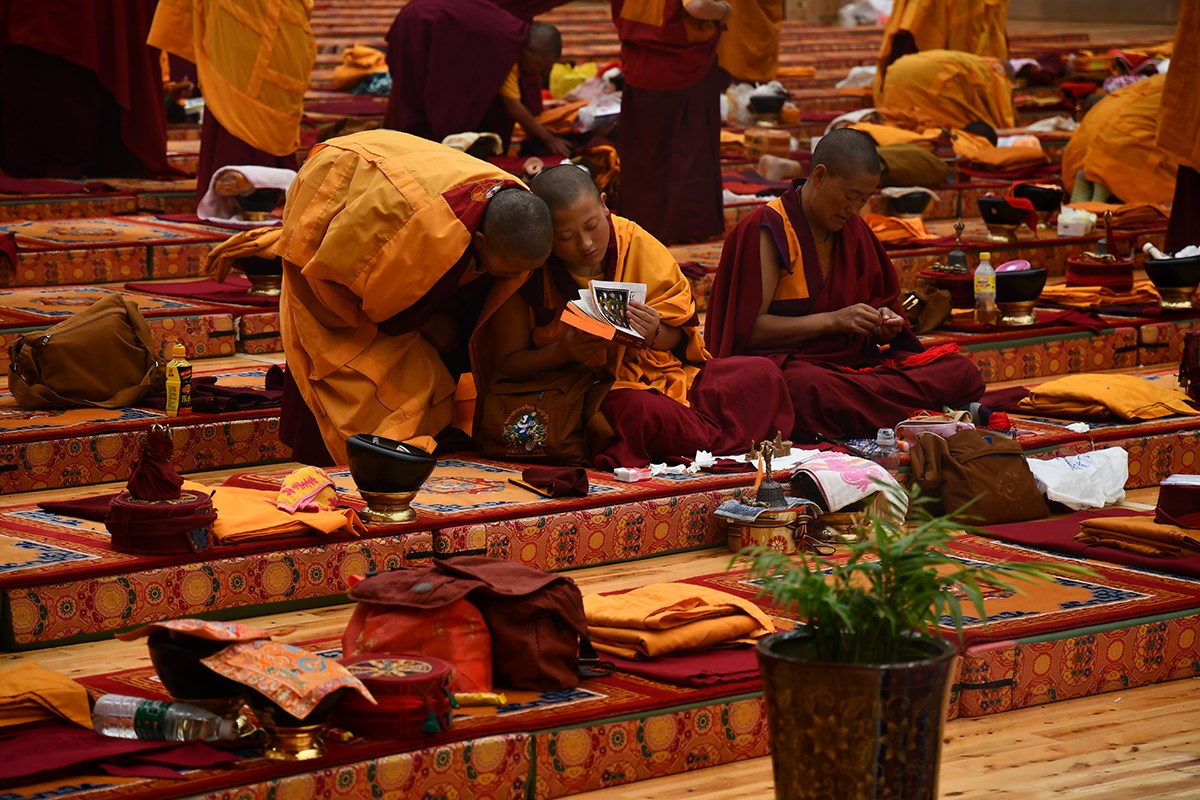 Gyergo Nunnery in Tagong | Foto de Liu Bin