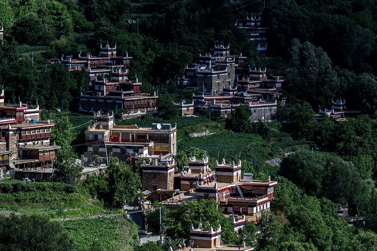 Jiaju Village in Danba | Foto de Liu Bin