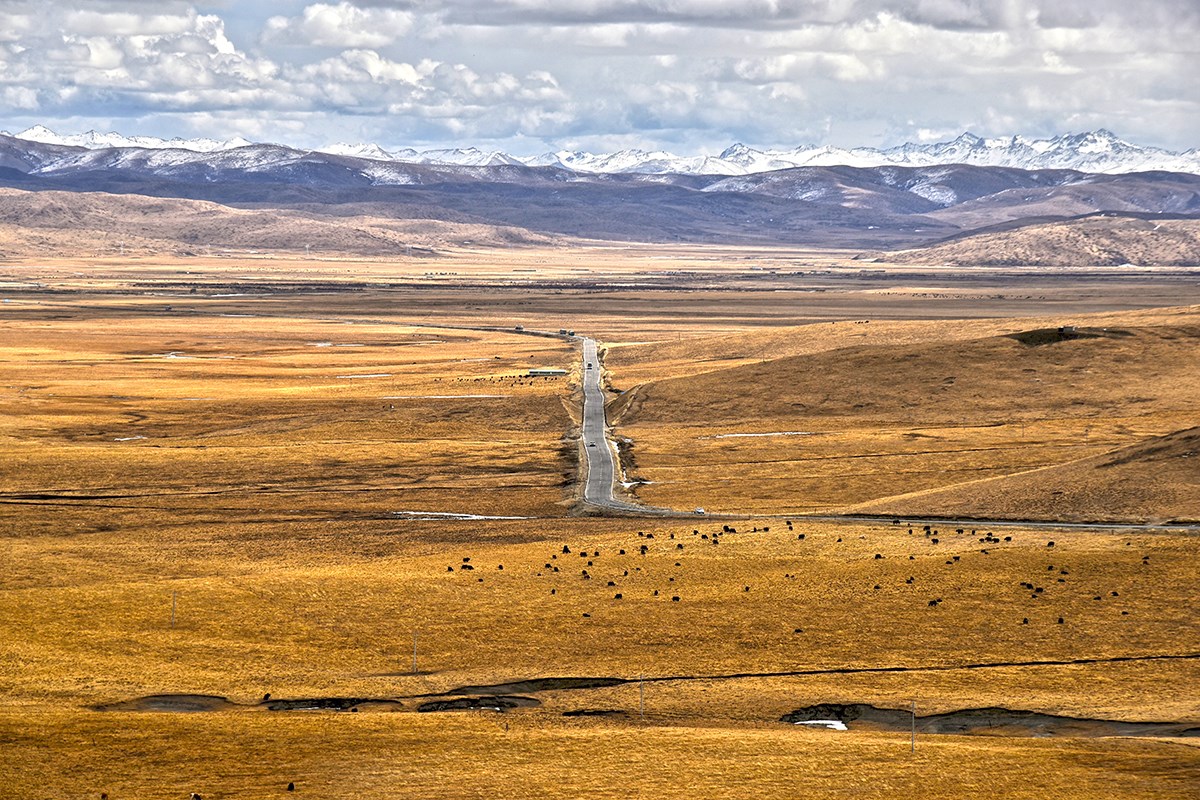 Ruoergai Steppe in Winter | Foto de Liu Bin