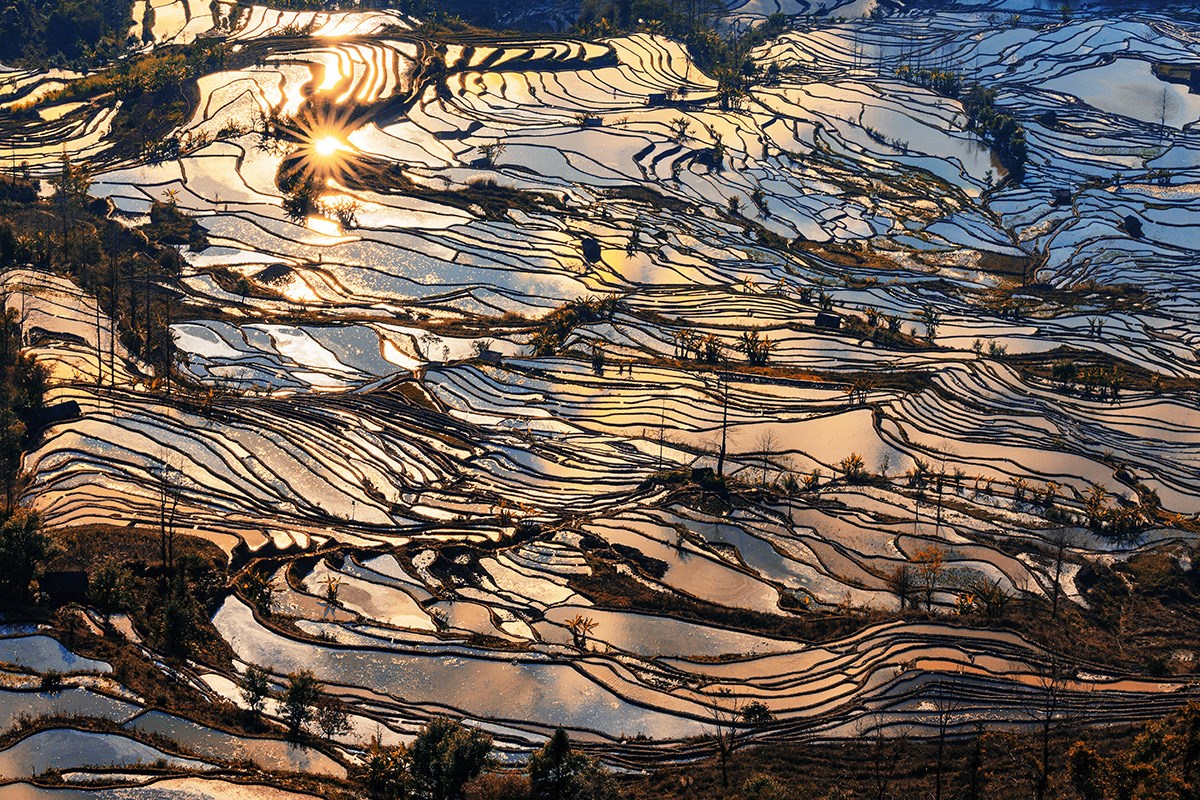 Yuanyang Terrace | Foto de Min Zhao