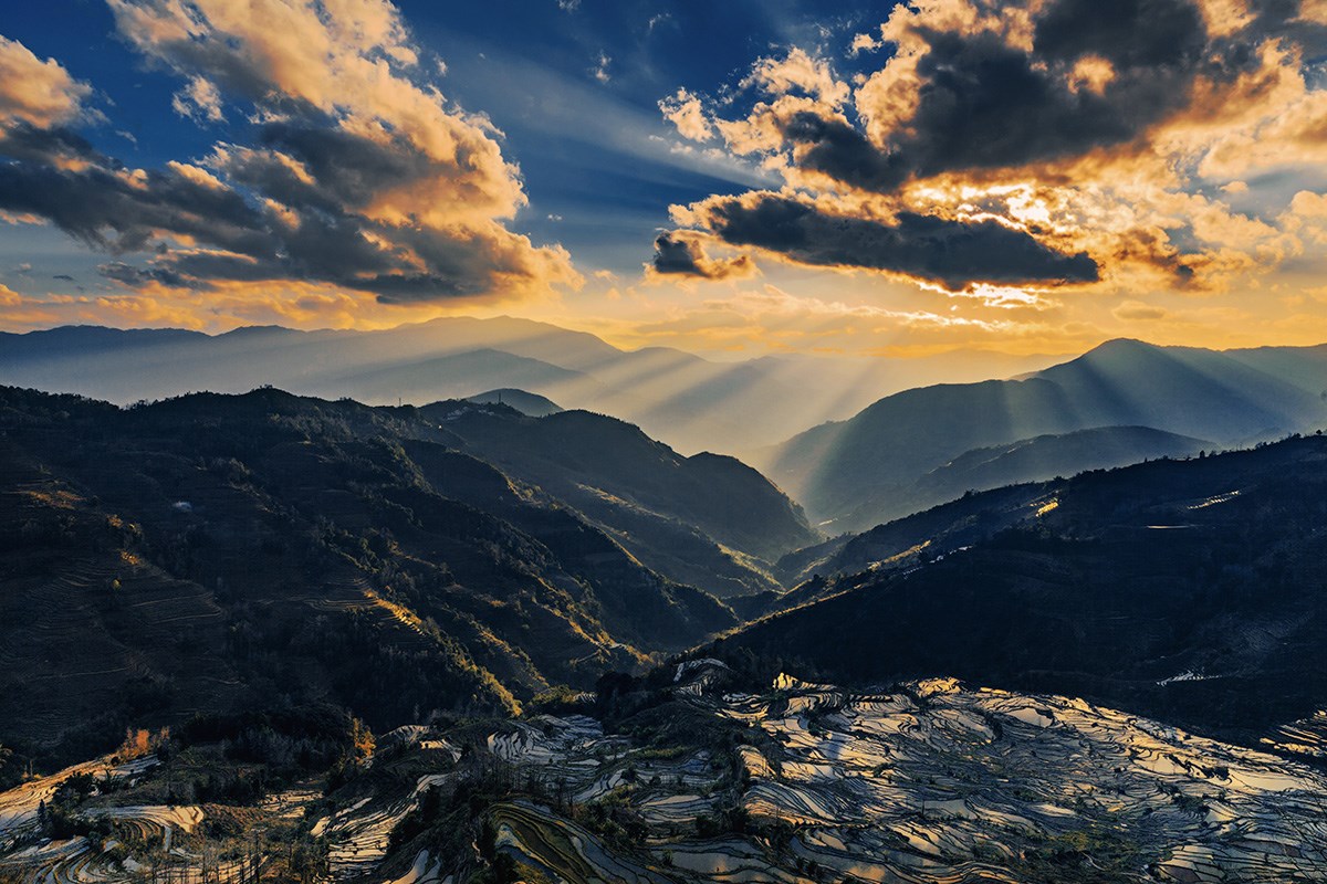 Yuanyang Terrace | Foto de Min Zhao