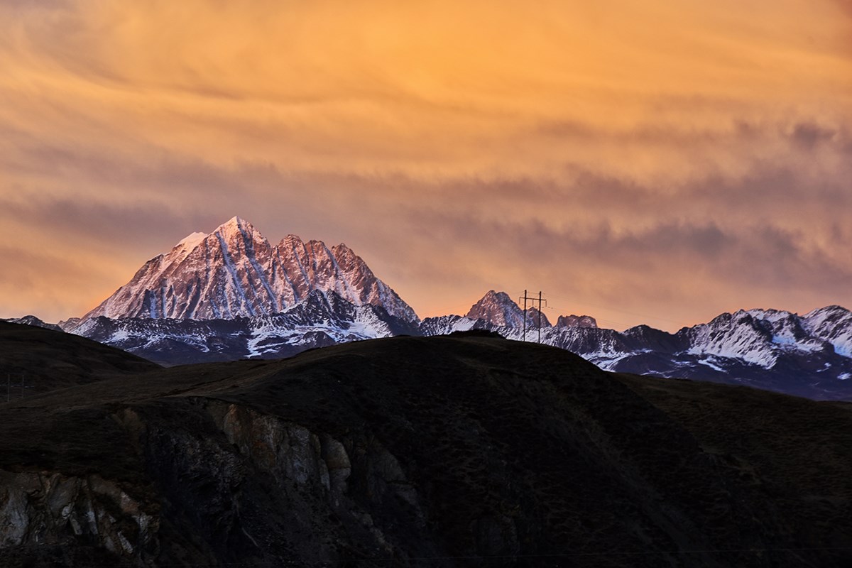 Sunset of Yala Mountain | Foto de Liu Bin