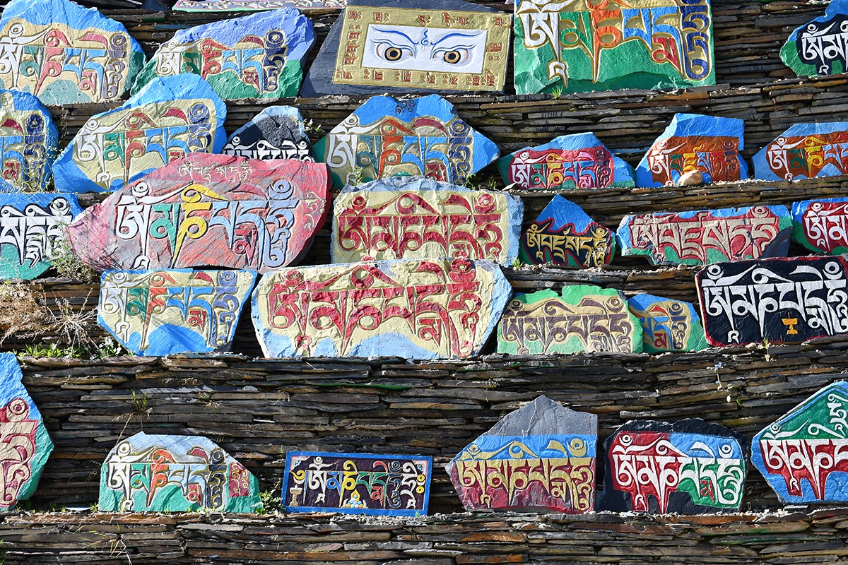 Grand Mani Wall in Tagong | Foto de Liu Bin