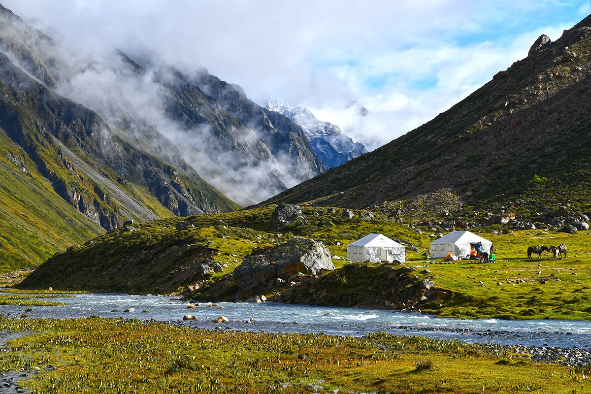Trekking at Gongga Mountain | Foto de Liu Bin