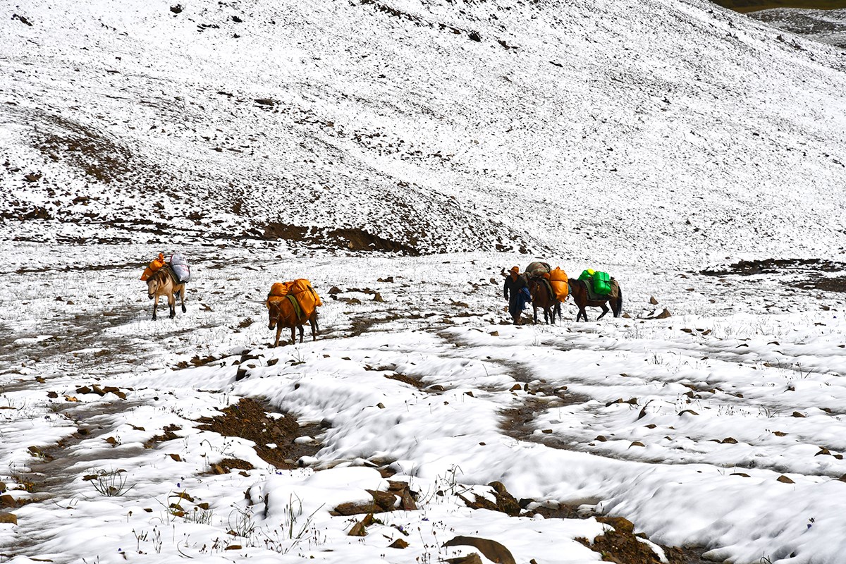 Trekking at Gongga Mountain | Foto de Liu Bin